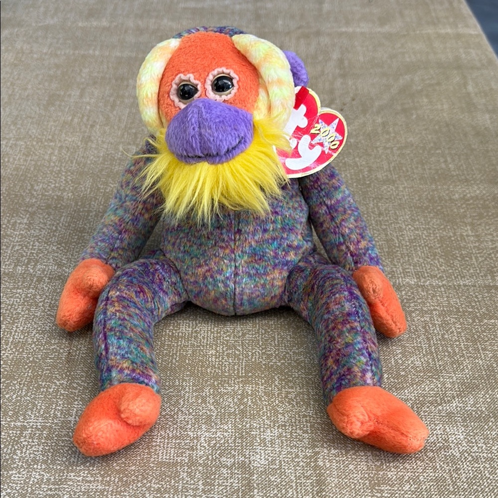 Beanie Babies Collection “ Bananas” Orangutan.
